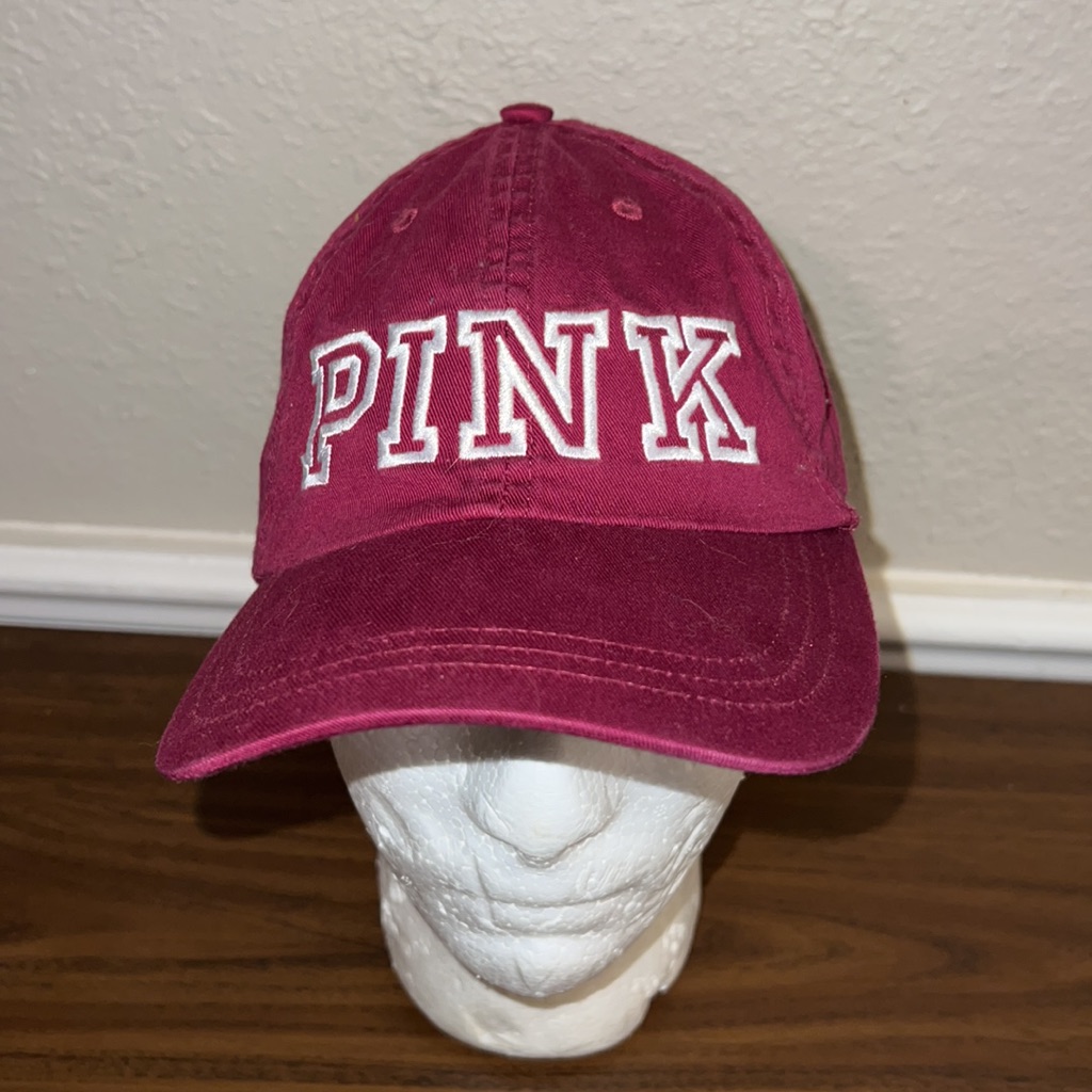 Victorias Secret Pink Baseball Hat  Authentic Womens Sportswear Adjustable